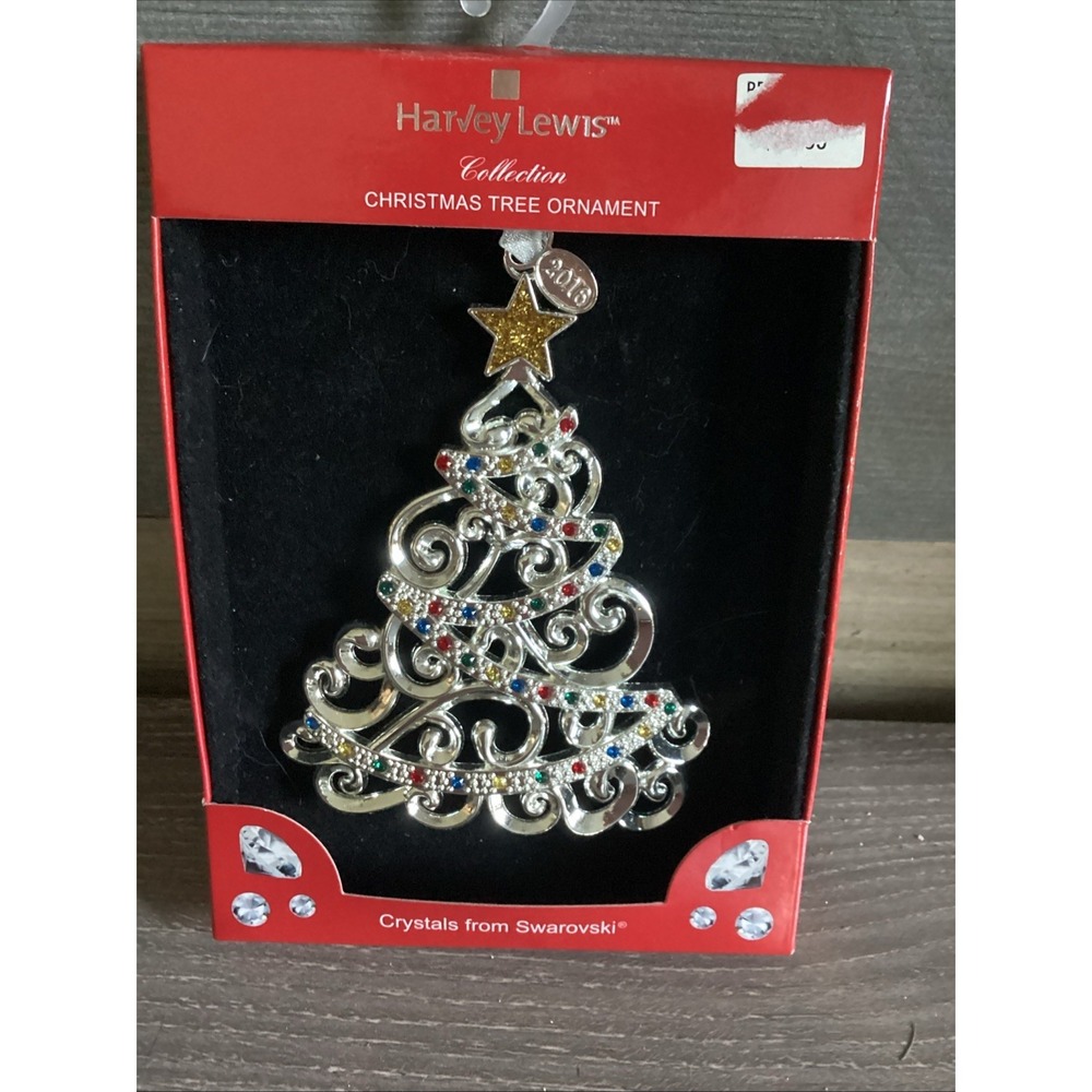 Harvey Lewis Collection Christmas Tree Ornament Crystals From Swarovski 2016